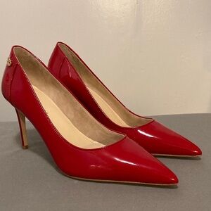 Dee Ocleppo Womens Santorini Pumps Shoes Red Patent Leather NIB 8